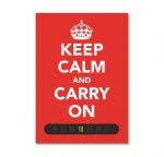 Keep Calm and Carry On Eco Room Thermometer